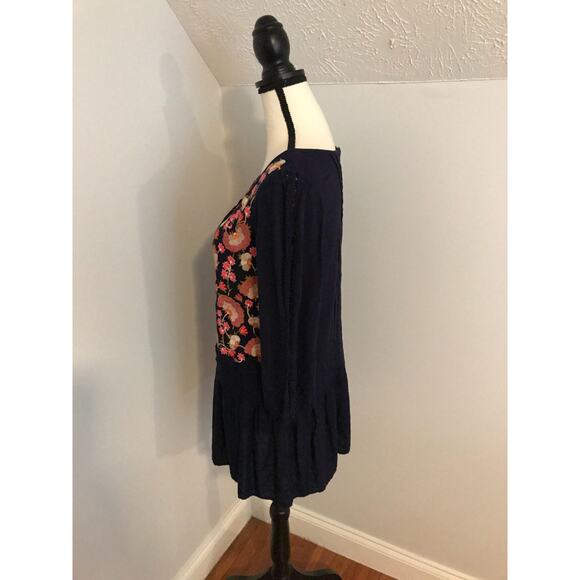 Anthropologie Floreat Luana Embroidered Tunic Blouse - Size 8 - Picture 3 of 13